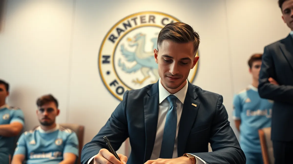 Manchester City Completes Elliot Anderson Signing