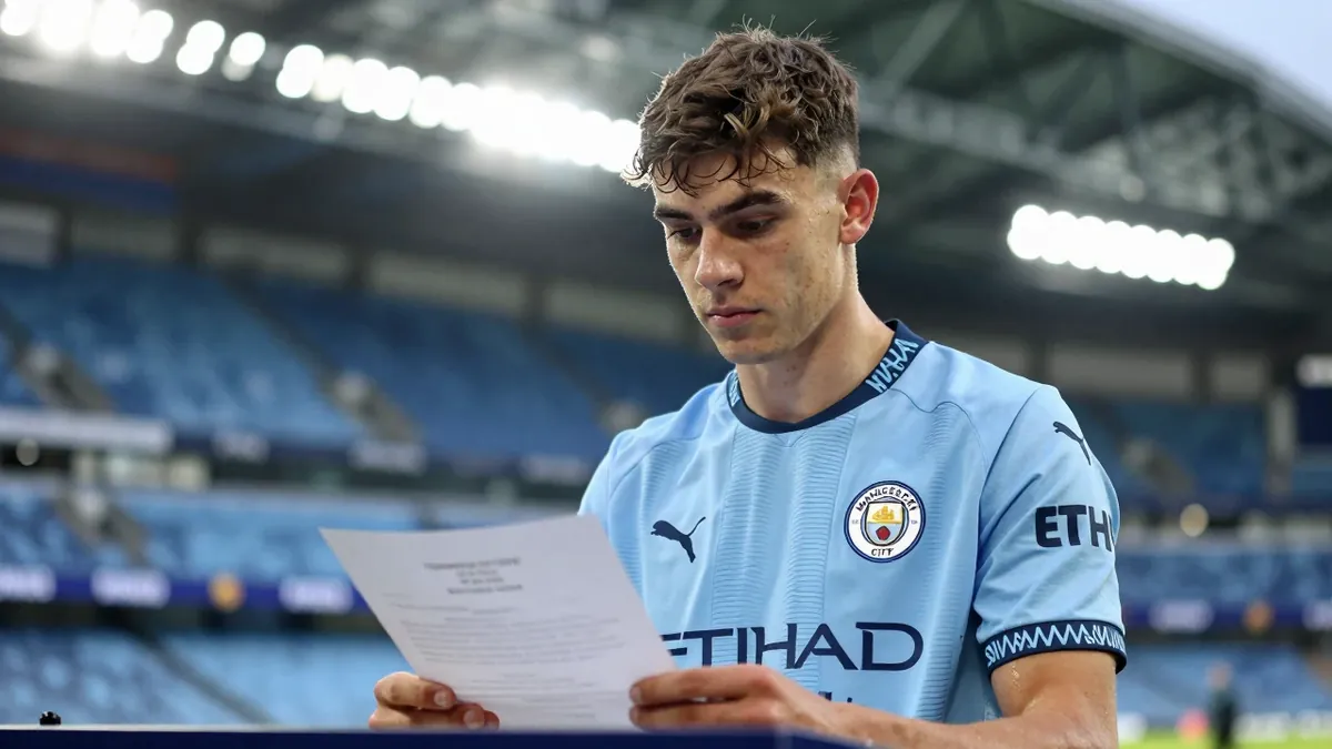 Manchester City defender Max Alleyne on Watford shortlist