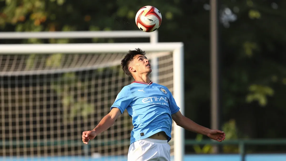 The 17-year-old academy graduate marked his first-team bow with two goals in Manchester City's 5-0 Carabao Cup win over...